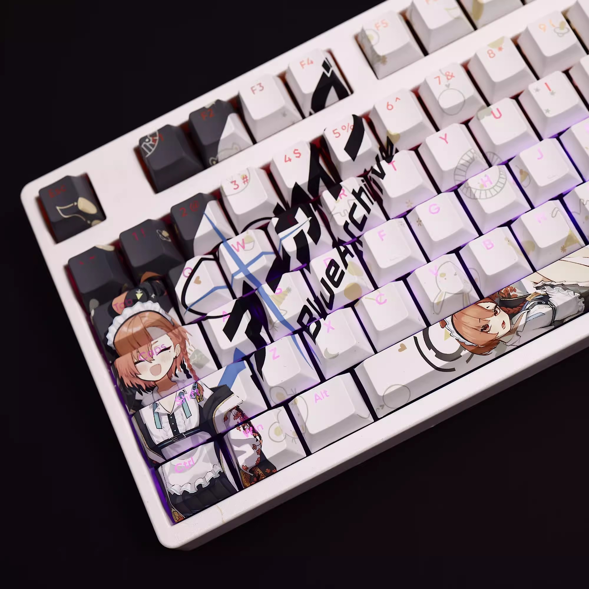 108 Keys/set Blue Archive Mika - Gaming Accessories Aesthetic ulasan dan harga