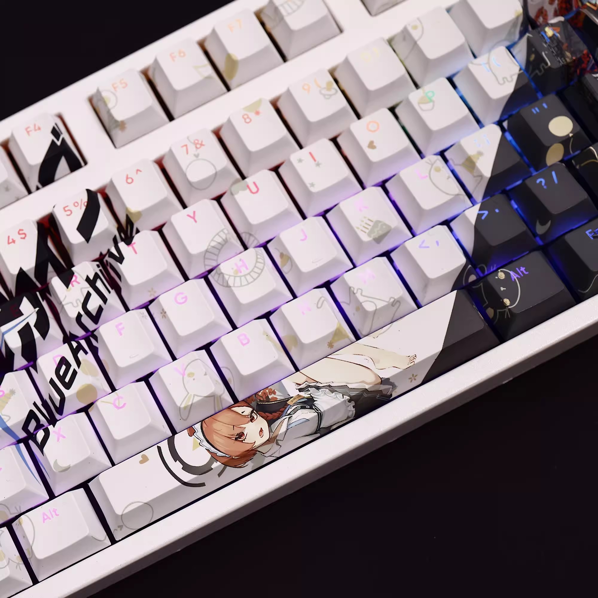 108 Keys/set Blue Archive Mika - Gaming Accessories Aesthetic ulasan dan harga