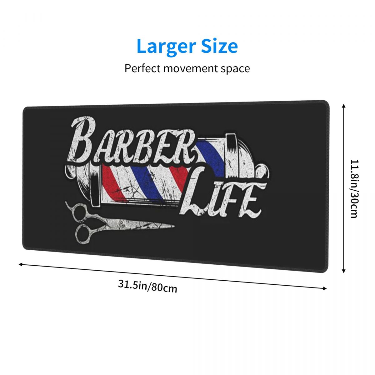 Large Mouse Pad Barber Shop Si - Gaming Accessories Shop ulasan dan harga
