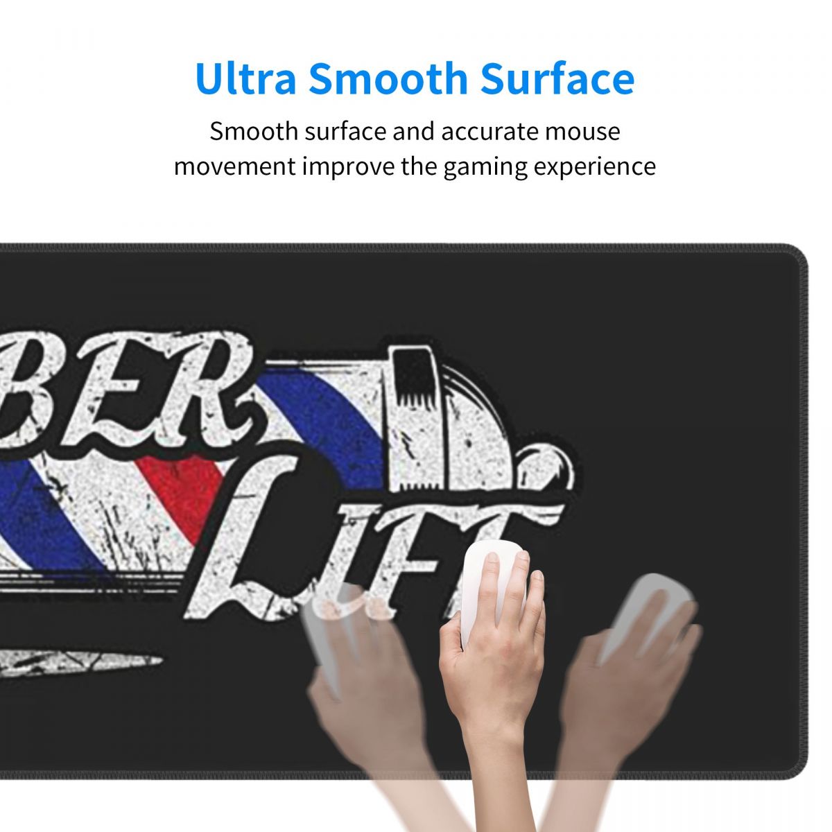 Large Mouse Pad Barber Shop Si - Gaming Accessories Shop ulasan dan harga
