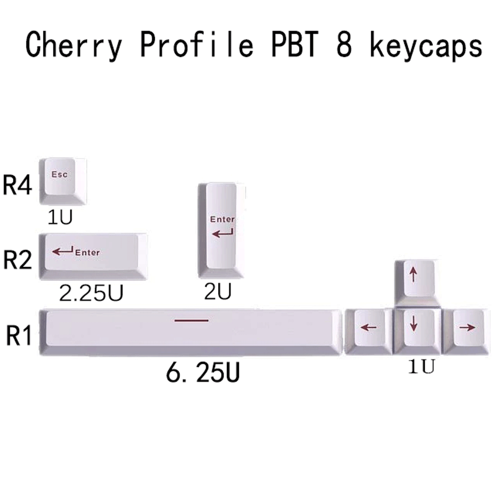 Key Cap Cherry Profile PBT Key - Gaming Accessories Aesthetic ulasan dan harga