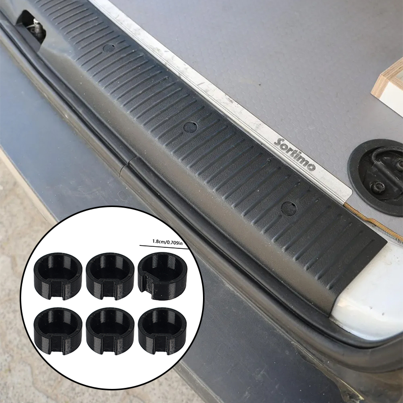 6pcs Car Tailgate Trim Cover F - Gaming Accessories Rack ulasan dan harga